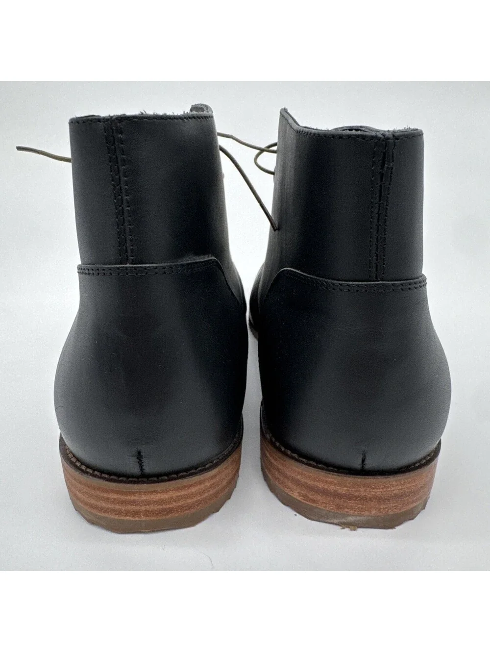 Men’s Nisolo Everyday Chukka Boots Black Leather Size 12.5 Weatherproof